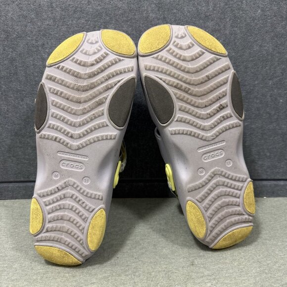 Crocs Classic All-Terrain Sandal Men's Size 11 207711-1FH Gray Neon Outdoors - Picture 5 of 7